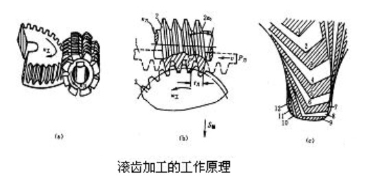 齒輪加工方法之一:滾齒加工